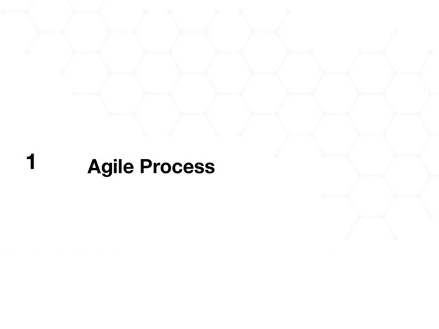 Agile Process
1

