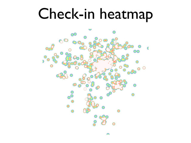 Check-in heatmap
