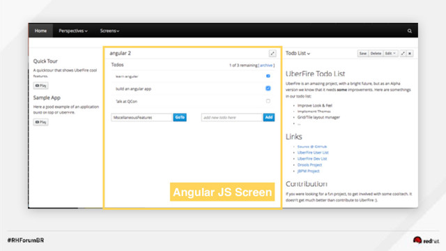 Angular JS Screen
