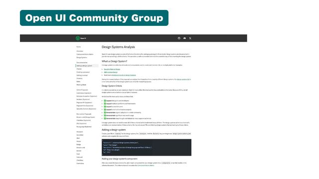 Open UI Community Group
