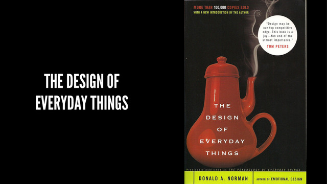 THE DESIGN OF
EVERYDAY THINGS
