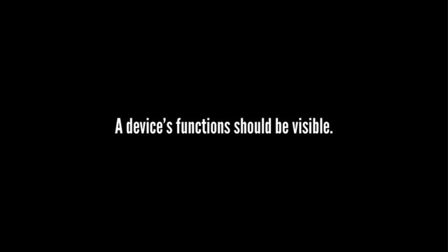 A device’s functions should be visible.
