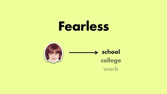 Fearless
college
work
school
