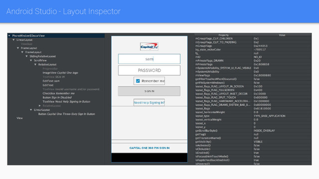 Android Studio - Layout Inspector
