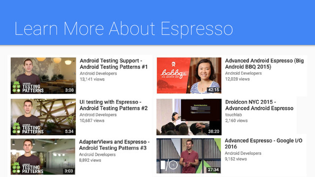 Learn More About Espresso
