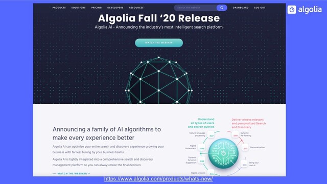 https://www.algolia.com/products/whats-new/

