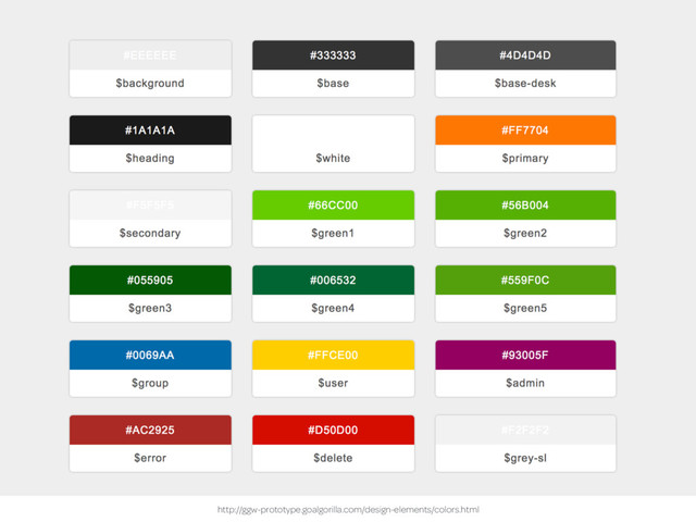 http://ggw-prototype.goalgorilla.com/design-elements/colors.html
