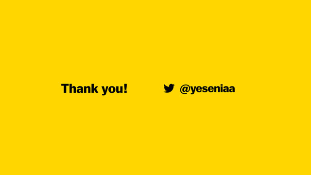 Thank you! @yeseniaa
