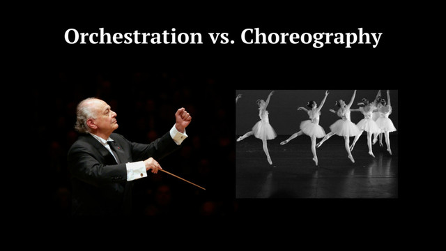 Orchestration vs. Choreography

