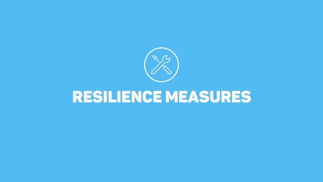 RESILIENCE MEASURES
