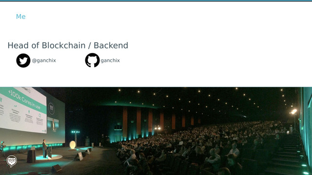 @ganchix
Head of Blockchain / Backend
Me
ganchix
