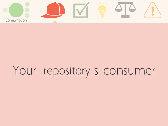 Your 's consumer
Consumption
repository
