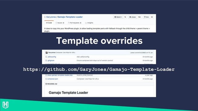Template overrides
https://github.com/GaryJones/Gamajo-Template-Loader
