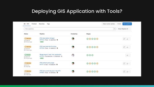 Deploying GIS Application with Tools?
