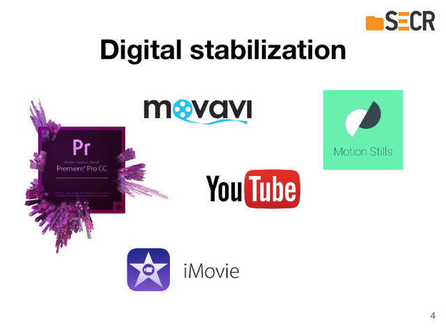 Digital stabilization
4
