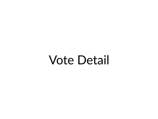Vote Detail
