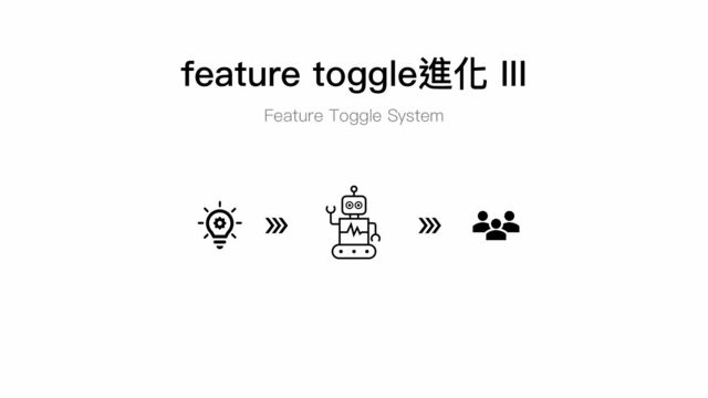 Feature Toggle System
feature toggle進化 III
