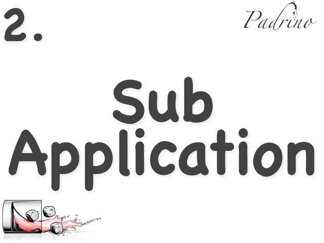 2.
Sub
Application
