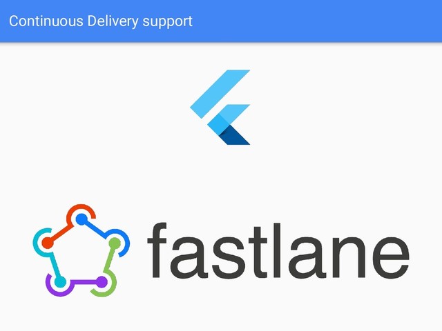 Continuous Delivery support
