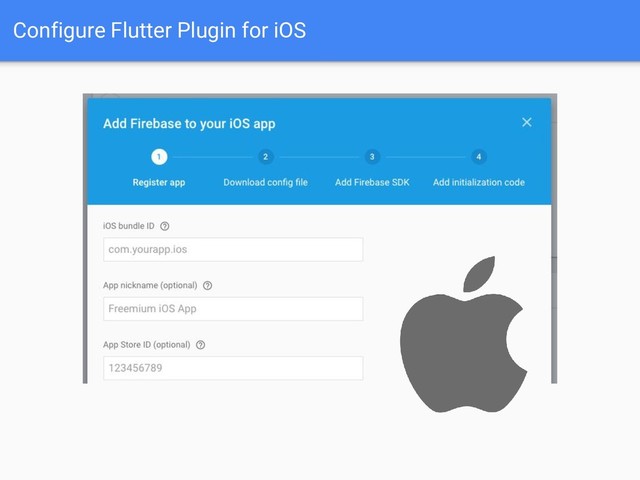 Configure Flutter Plugin for iOS
