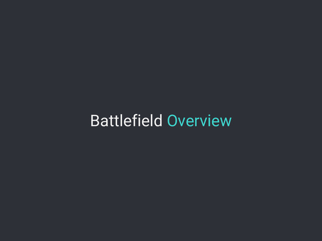 Battlefield Overview
