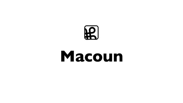 Macoun
⌘
