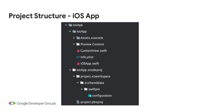 Project Structure - iOS App
