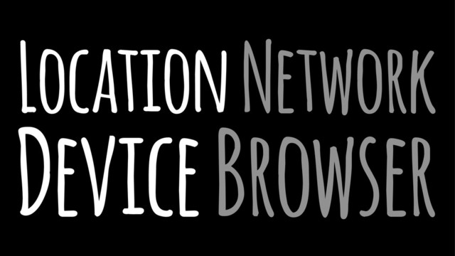 Location Network
Device Browser
