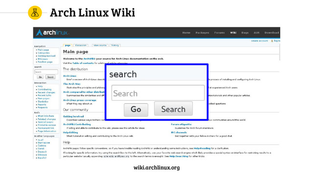 Arch Linux Wiki
wiki.archlinux.org

