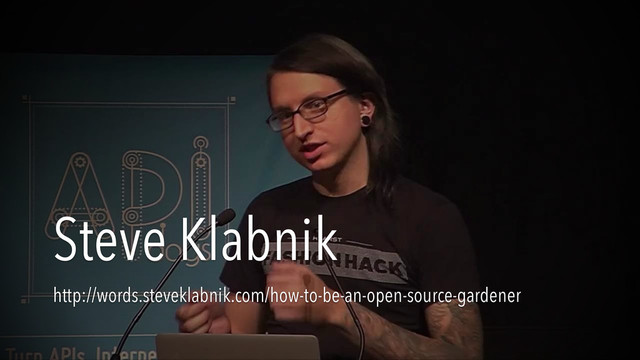 Steve Klabnik
http://words.steveklabnik.com/how-to-be-an-open-source-gardener

