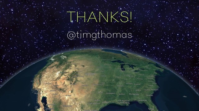 ELECTRON
THANKS!
@timgthomas
