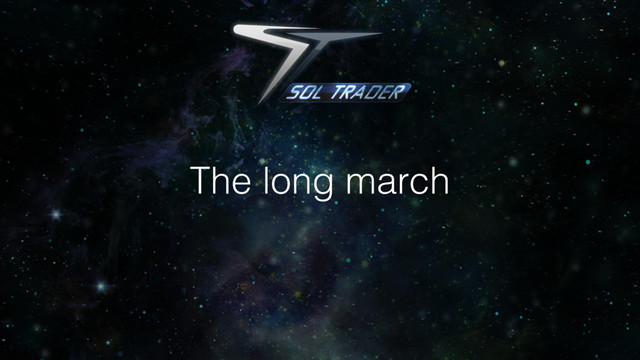 The long march
