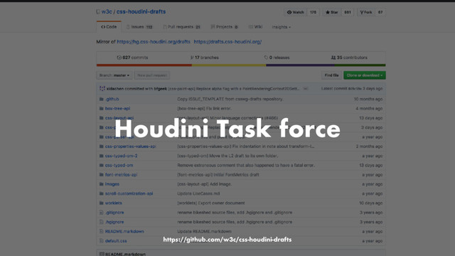 Houdini Task force
https://github.com/w3c/css-houdini-drafts
