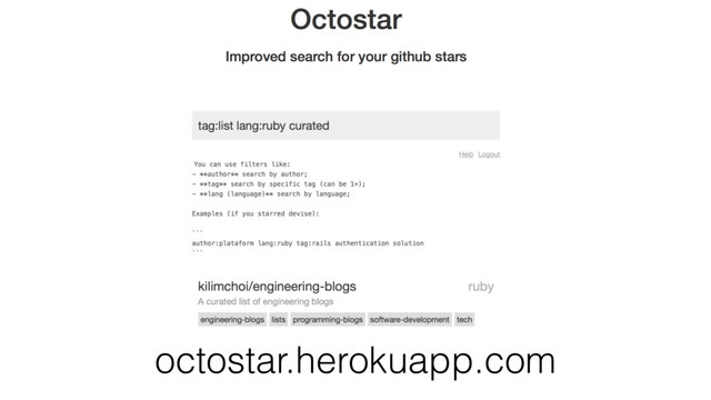 octostar.herokuapp.com
