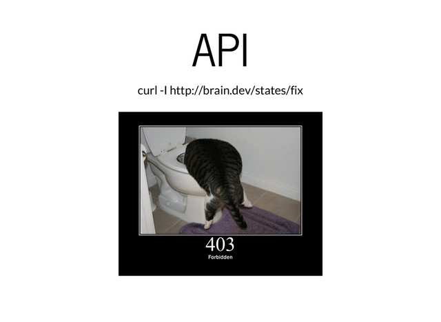 API
curl -I http://brain.dev/states/fix
