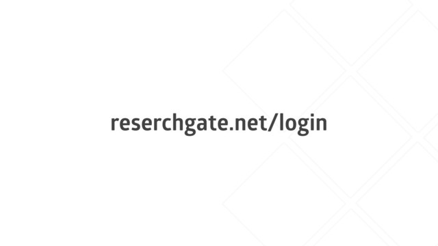 reserchgate.net/login
