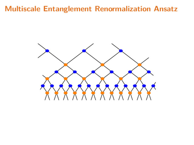 Multiscale Entanglement Renormalization Ansatz
