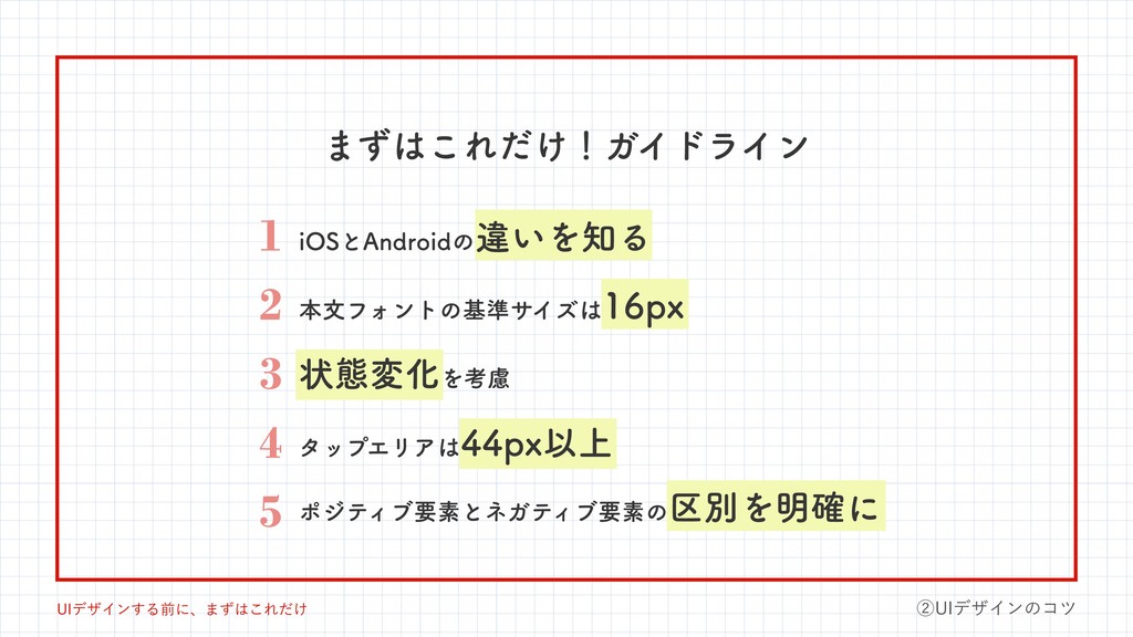 Uiデザインする前に まずはこれだけ Speaker Deck