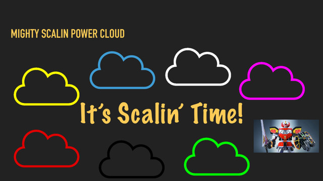 MIGHTY SCALIN POWER CLOUD
It’s Scalin’ Time!
