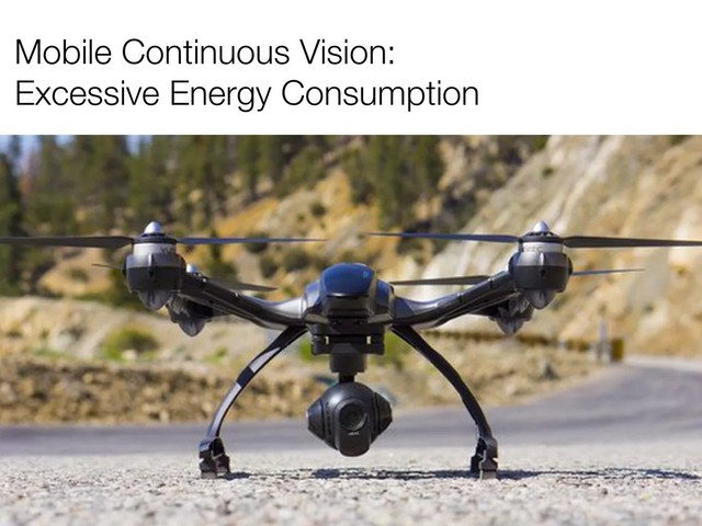 Mobile Continuous Vision:
Excessive Energy Consumption
