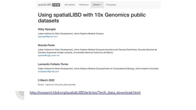 http://research.libd.org/spatialLIBD/articles/TenX_data_download.html
