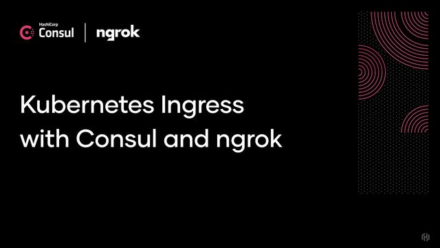 Kubernetes Ingress
with Consul and ngrok
