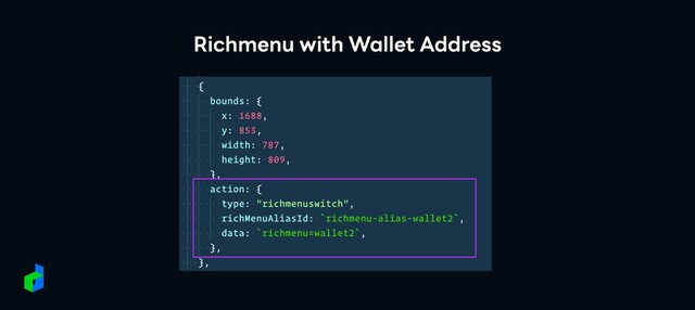 Richmenu with Wallet Address
