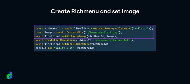 Create Richmenu and set Image
