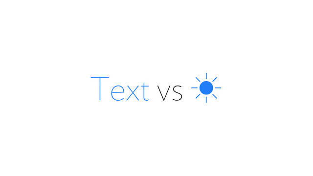 Text vs ‗︎
