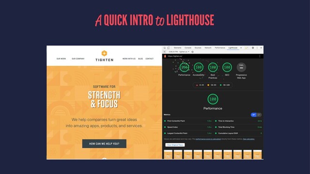 A QUICK INTRO to LIGHTHOUSE
