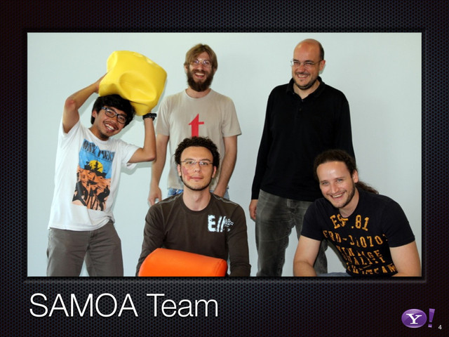 SAMOA Team
4
RGB color version - for online/web use
3D Y-Bang Logo
