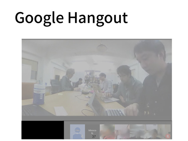 Google Hangout
37

