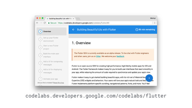 codelabs.developers.google.com/codelabs/flutter
