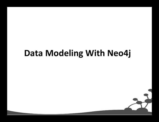 Data Modeling With Neo4j
